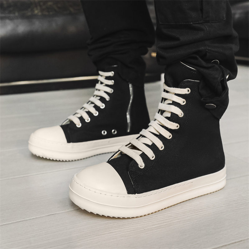 Sepatu Sneakers Pria Populer,  - Canvas Sneaker High ulasan dan harga