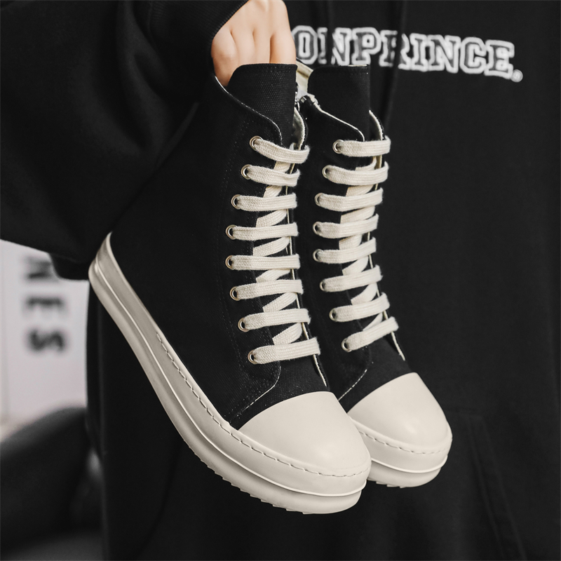 Sepatu Sneakers Pria Populer,  - Canvas Sneaker High ulasan dan harga