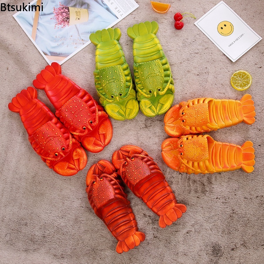 Sandal Lobster Kartun Musim Pa - Men'S Shoes To Women'S Size ulasan dan harga