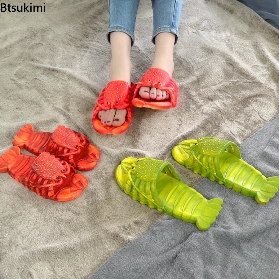 Sandal Lobster Kartun Musim Pa - Men'S Shoes To Women'S Size ulasan dan harga