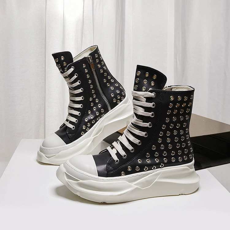 Sepatu Pria Vintage High-TOP P - Canvas Sneaker High ulasan dan harga