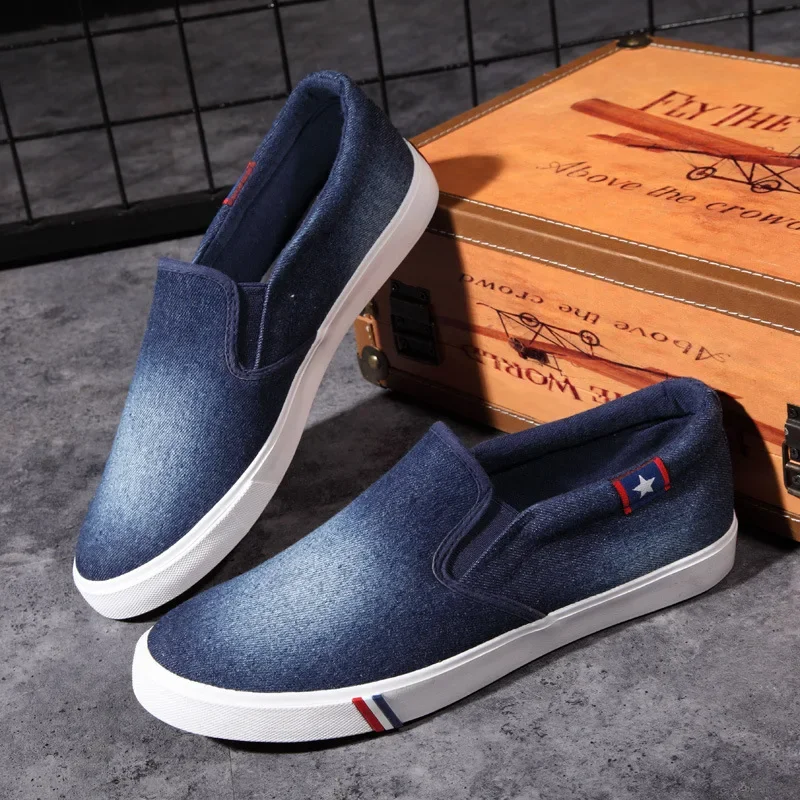 Sepatu Kanvas Pria Denim Sepat - Men Shoes Vans ulasan dan harga