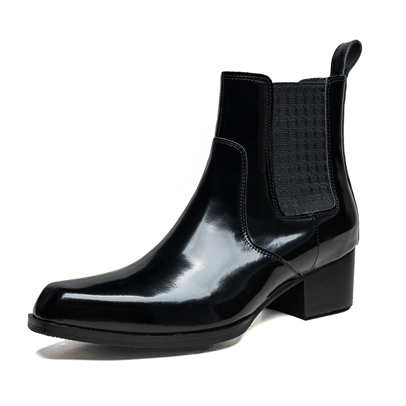 Sepatu Boots Kulit Paten Mewah - Men Shoes For Wedding ulasan dan harga