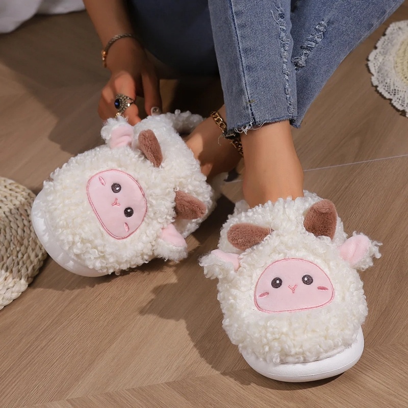 Sandal Rumah Bulu Domba Lucu M - Men'S Shoes To Women'S Size ulasan dan harga