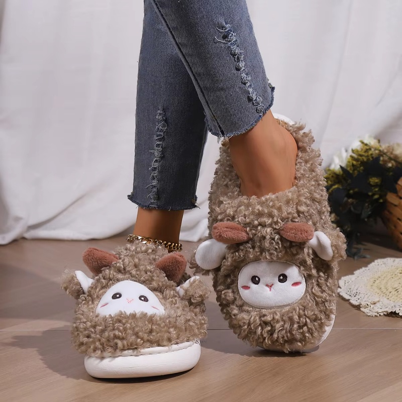 Sandal Rumah Bulu Domba Lucu M - Men'S Shoes To Women'S Size ulasan dan harga