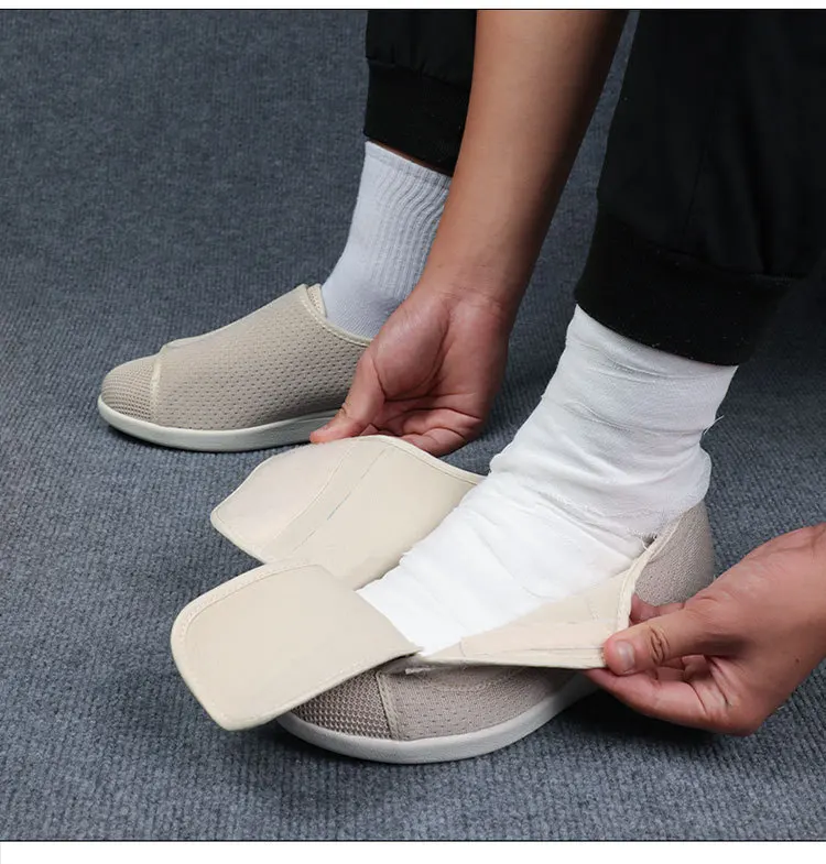 XIHAHA Sepatu Kasual Ortopedi  - Men'S Shoes Diabetic ulasan dan harga