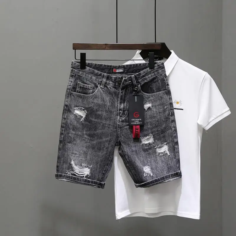 Celana Jeans pendek pria sobek - Men'S Shoes For Jeans ulasan dan harga