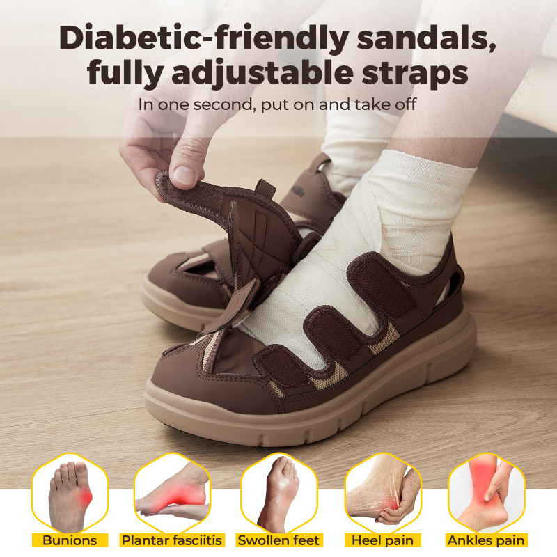 Sandal Pria Musim Panas Sepatu - Men'S Shoes Diabetic ulasan dan harga